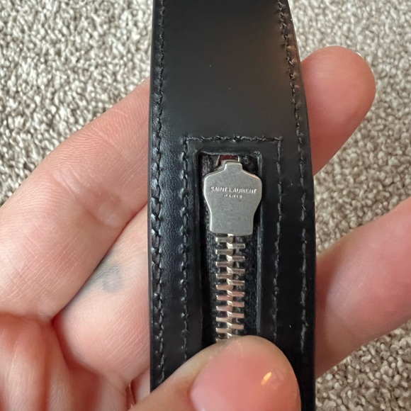 Saint Laurent leather zipper Belt - Picture 3 of 8